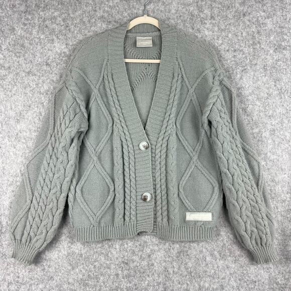 Taylor Swift Sweaters - Taylor Swift The Tortured Poets Department Cardigan Sweater Womens XS Small Gray